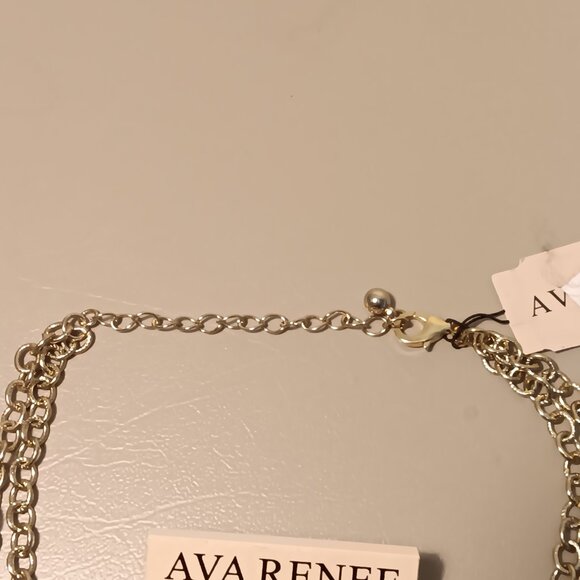 Ava Renee women's matching set multi-color multi-layer necklace & earrings - NWT - Picture 5 of 11